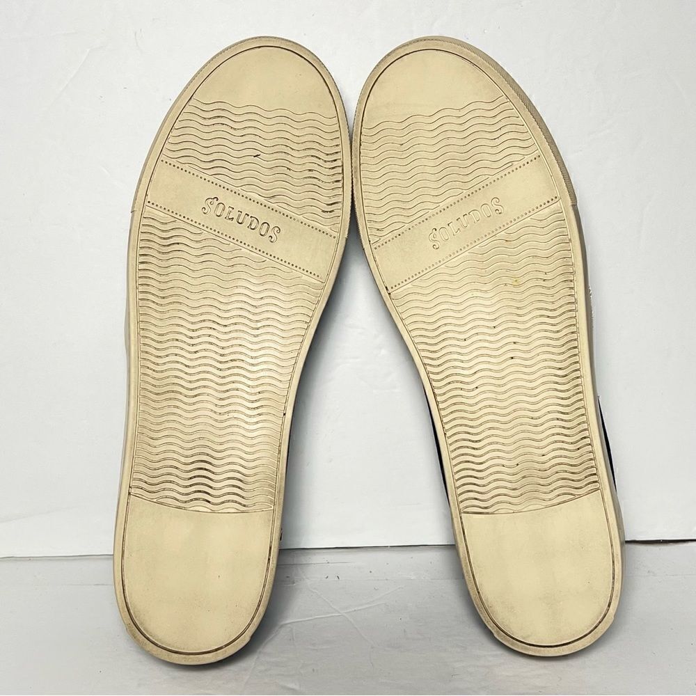 Soludos Womens Velvet Llama Slip On Sneakers Navy Blue 10 - Picture 7 of 11